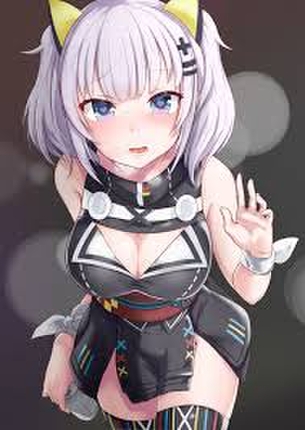 【バーチャルyoutuber】輝夜月の壁紙(PC・スマホ)にできそうな高画質なエロ画像