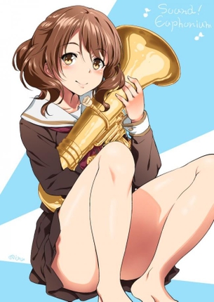 快楽に堕ちそうになってるアヘ顔の黄前久美子抜けるエロ画像！【響け！ユーフォニアム】