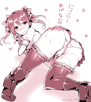 【エロ画像】ラブライブ！のエロコスプレの参考にしたくなる矢澤にこのキャラクター画像