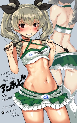 【ガールズ&パンツァー】こんな超絶エッロエロなアンチョビの抜ける二次エロ画像があったのか？！
