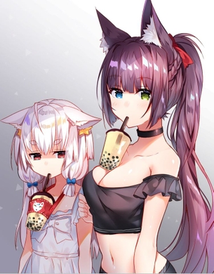 狐娘の背徳感あふれるエロ画像