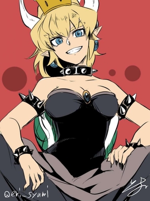 【スーパーマリオ】こんな超絶エッロエロなクッパ姫の抜ける二次エロ画像があったのか？！