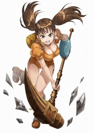 【七つの大罪】ディアンヌの可愛いHな二次エロ画像