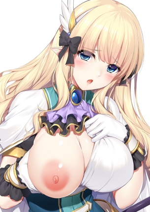 乳首の二次エロ画像を愛でる。