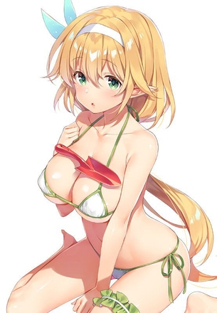 【金髪】「ひあぁあ♡イキましゅ♡イってぇしまいましゅうぅー♡」エッチなご奉仕画像
