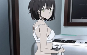 アニメ『究極進化したフルダイブRPGが現実よりもクソゲ―だったら』1話でエロい下着姿や入浴シーン