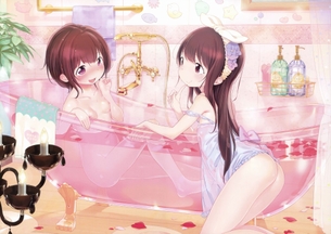夜まで待てない人のための入浴美少女二次元エロ画像