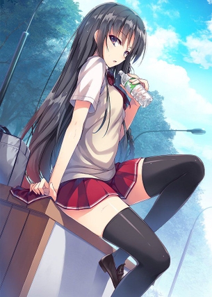 【黒髪】お前らの持ってる黒髪の美少女の画像くれ その9
