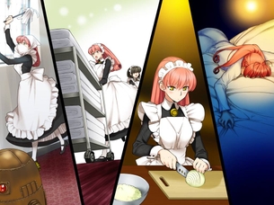 俺のとっておきのメイドの画像フォルダを見せる