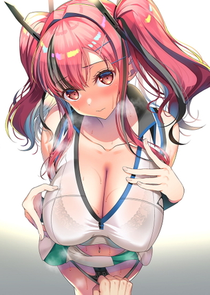【二次】汗で衣服がスケスケな女の子がエロいと俺の中で話題に
