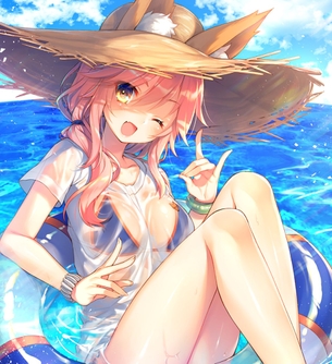 【二次エロ】Fate/Grand Order(Fate/EXTRA)、キャス狐こと玉藻の前のみこーんな画像まとめ！No.03【20枚】