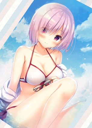 【二次】Fate/Grand Orderのシールダー、マシュ・キリエライトちゃんのちょいエロな画像まとめ！No.07【20枚】