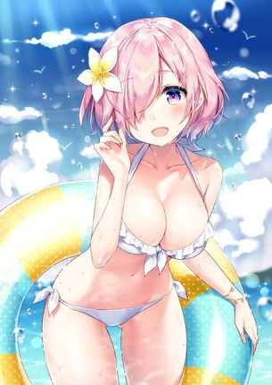 【二次】Fate/Grand Orderのシールダー、マシュ・キリエライトちゃんのちょいエロな画像まとめ！No.19【20枚】