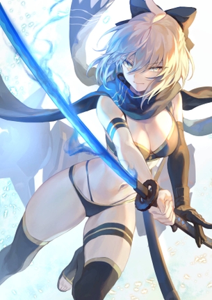 【二次エロ】Fate/Grand Order(FGO)、オキタ・J・ソウジの大勝利な水着画像まとめ！No.01【20枚】