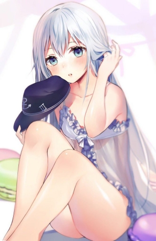 【※勃起不可避】銀髪の美少女画像がヤバスギクンwwwwwwwwww【二次画像】