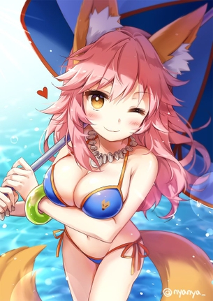 【二次エロ】Fate/Grand Order(Fate/EXTRA)、キャス狐こと玉藻の前のみこーんな画像まとめ！No.01【20枚】