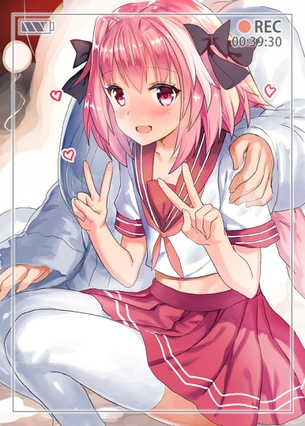 【二次エロ】Fate/Apocryphaの男の娘、アストルフォきゅんの画像まとめ！No.01【20枚】