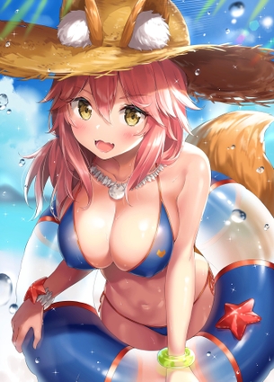 【二次エロ】Fate/Grand Order(Fate/EXTRA)、キャス狐こと玉藻の前のみこーんな画像まとめ！No.09【20枚】