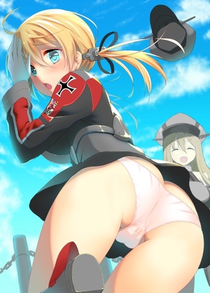【二次】艦隊これくしょん、プリケツが愛らしいプリンツ・オイゲンちゃんのエロ画像まとめ！No.02【19枚】