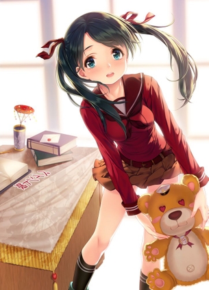 ツインテールの虹エロ画像