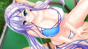 水着の可愛い二次元画像。