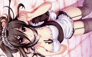 【メイド】「ひあぁあ♡イキましゅ♡イってぇしまいましゅうぅー♡」エッチなご奉仕画像