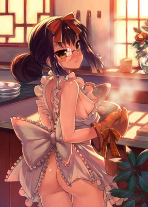 裸エプロンのエロ可愛い画像貼っていくぜ！