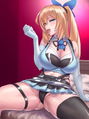 ミライアカリのどエロい二次エロ画像がいっぱいおっぱい！【バーチャルyoutuber】