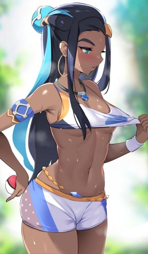 胸チラのエロ画像