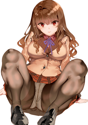 【2次】ストッキングを履いた女の子のエロ画像その26