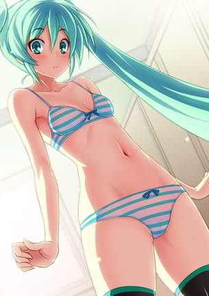【ボーカロイド】初音ミクのイキ顔になってるドエロい抜ける画像