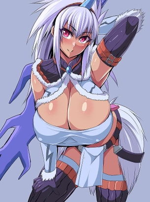 キリン装備のセクシーで抜ける二次エロ画像集【モンスターハンター】