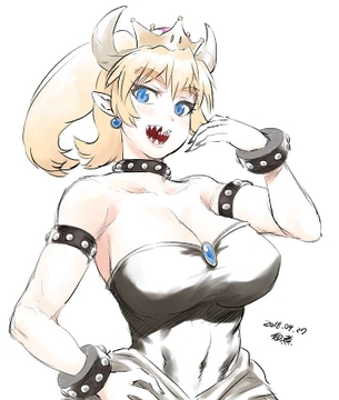 【スーパーマリオ】クッパ姫のエッチでがっつり抜けるエロ画像