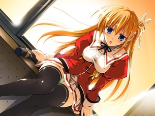 ニーソのエッロエロな画像を見たくはないかい？