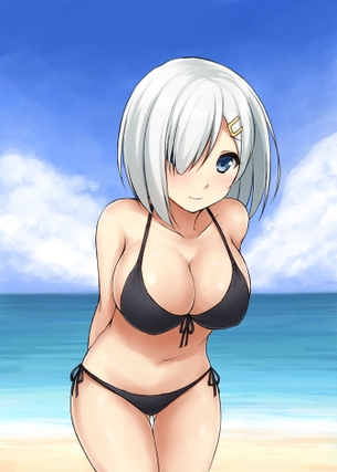 【二次】艦これ（艦隊これくしょん）、乳風こと浜風ちゃんのおっぱいエロ画像まとめ！No.03【18枚】