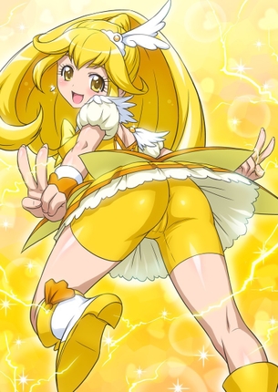 【二次】スマイルプリキュア！、キュアピースこと黄瀬やよいちゃんのあざと可愛いエロ画像まとめ！No.02【12枚】