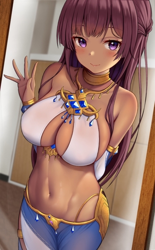 【二次】へそ出しコスチュームの女の子がエロいんだが？Part2【画像】