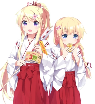 巫女の二次エロ画像を愛でる。