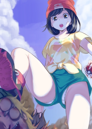 ミヅキの悩殺必死のセクシーポーズのエロ画像！【ポケットモンスター】