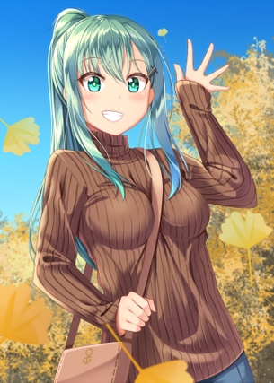 【二次】カジュアル系の格好を好む女性が無意識にしてしまうおっぱい強調“パイスラッシュ”のエロ画像