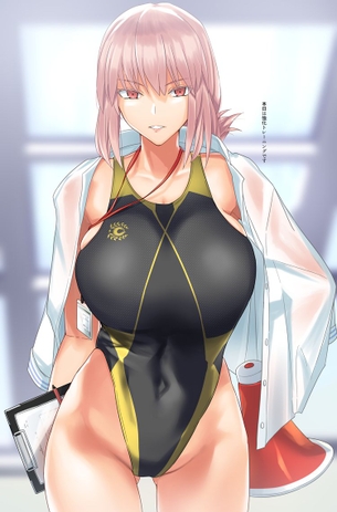 【競泳水着】水しぶきが似合う競泳水着の美少女たち その3
