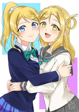 【エロ画像】ラブライブ！ 絢瀬絵里と漫画みたいなHがしたくなる抜きヌキ二次エロ画像