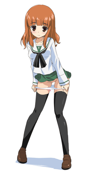 【エロ画像】ガールズ&パンツァー 武部沙織と漫画みたいなHがしたくなる抜きヌキ二次エロ画像