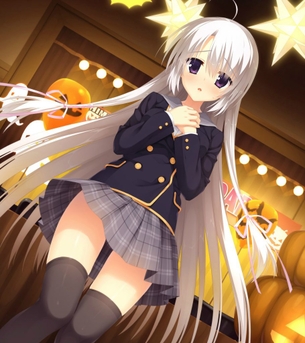 制服の可愛い二次元画像。