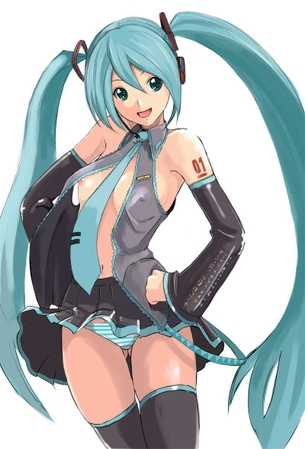 初音ミクのどエロい二次エロ画像がいっぱいおっぱい！【ボーカロイド】