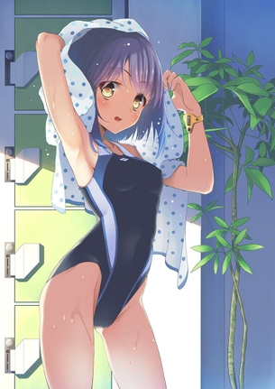 【競泳水着】着てるだけでエッチなボディーラインが出ちゃう競泳水着の美少女画像くれ その10