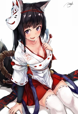 【巫女】清楚な巫女服姿の女の子の画像ください その7