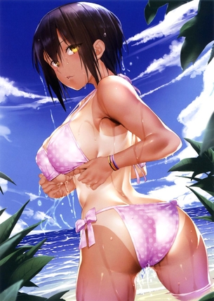 【日焼け】真夏の太陽にこんがり焦がされた美少女画像くれ その3
