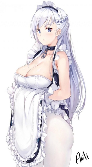 銀髪のエロい画像
