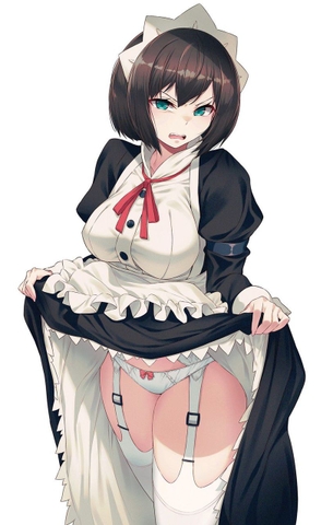 ガーターベルトを装着したえっちなお姉さんに踏まれたり色々したい人生だった二次元エロ画像